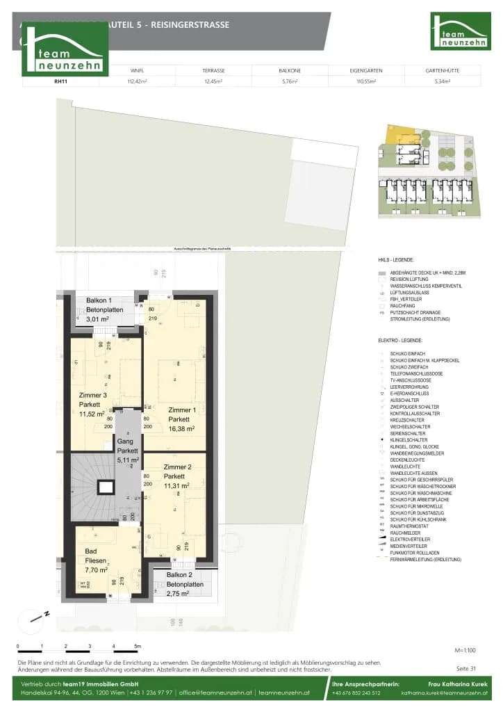 4-Zimmer-Haus kaufen in Sankt Pölten – 112,42 m², € 519.600 – Bild 40 von 40