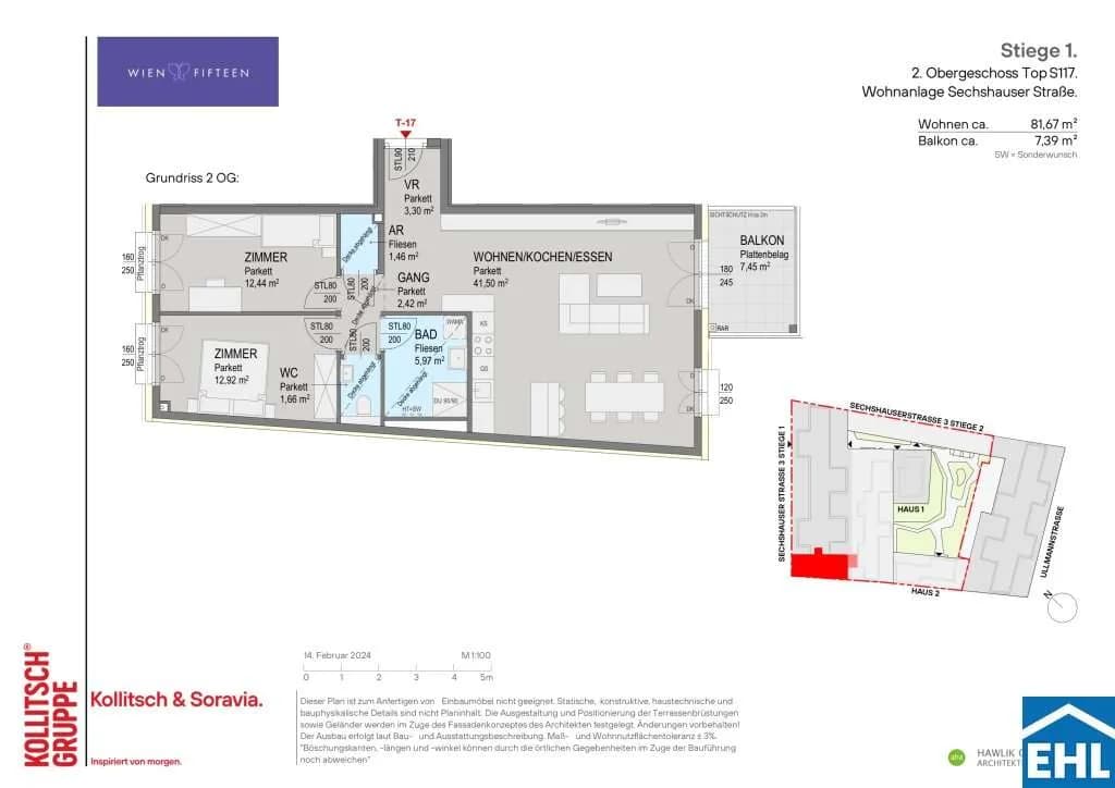 3-Zimmer-Wohnung kaufen in Wien – 81,67 m², € 669.000 – Bild 9 von 9