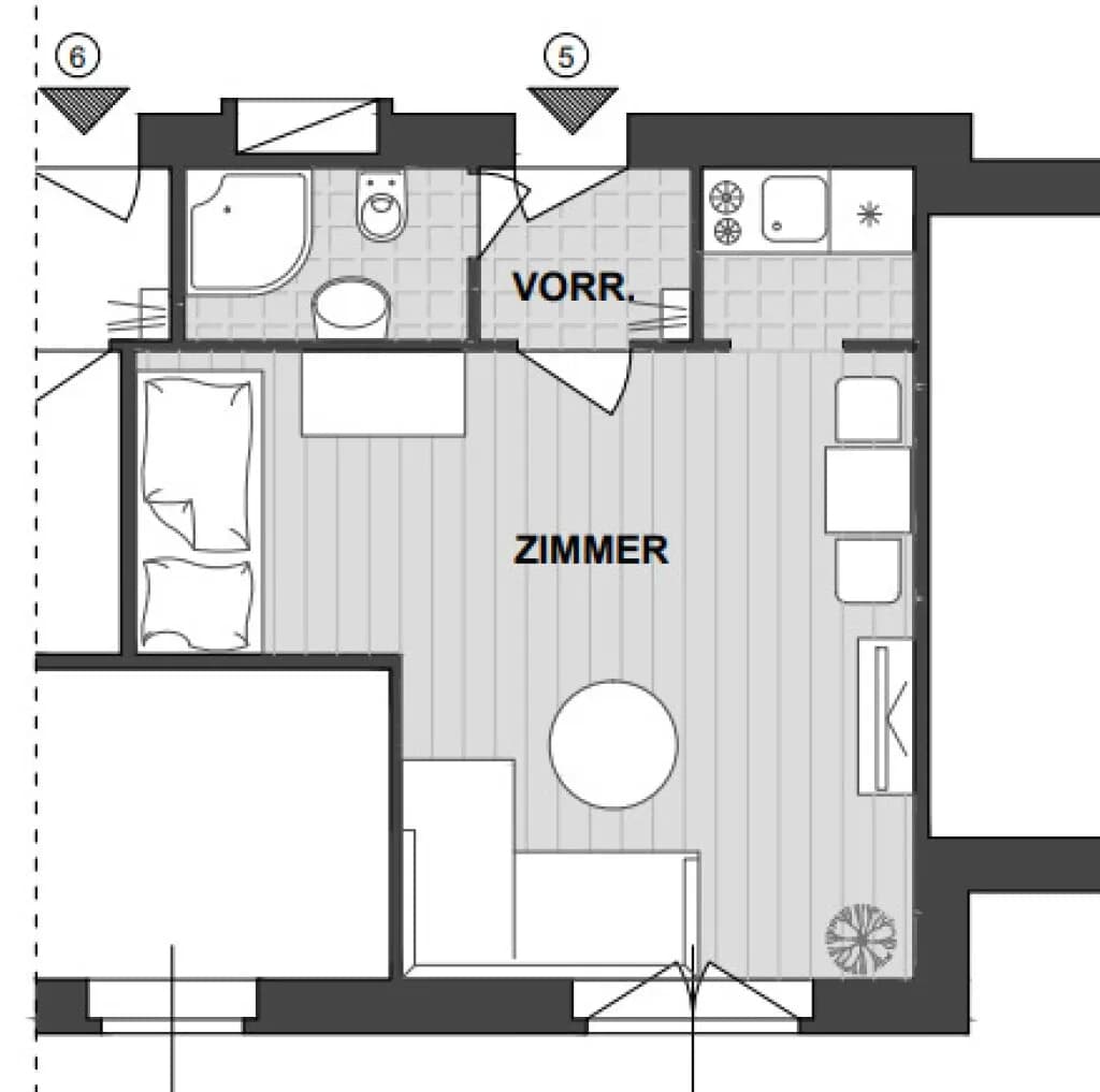 1-Zimmer-Wohnung kaufen in Wien – 25,02 m², € 159.000 – Bild 10 von 10