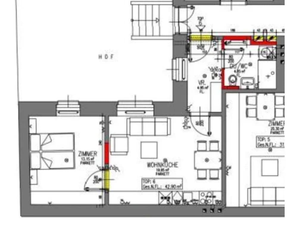 2-Zimmer-Wohnung kaufen in Wien – 42,93 m², € 239.000 – Bild 14 von 14