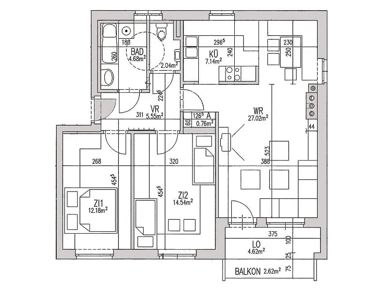 3-Zimmer-Wohnung mieten in Südoststeiermark – 73,9 m², € 883 – Bild 14 von 14
