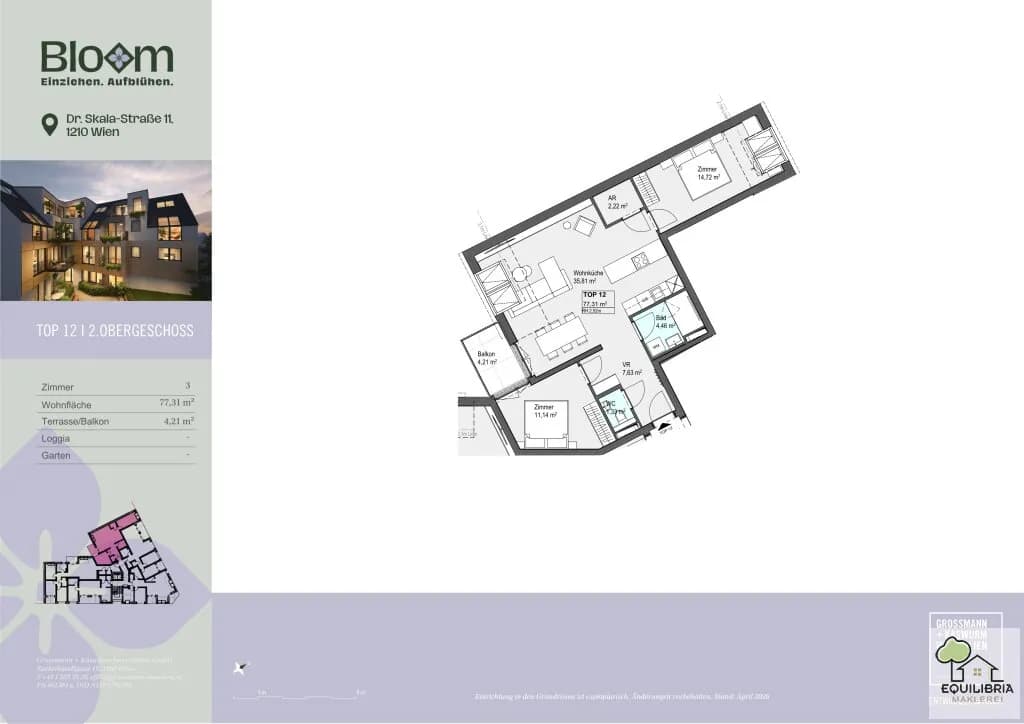 3-Zimmer-Wohnung kaufen in Wien – 76,84 m², € 499.000 – Bild 5 von 5