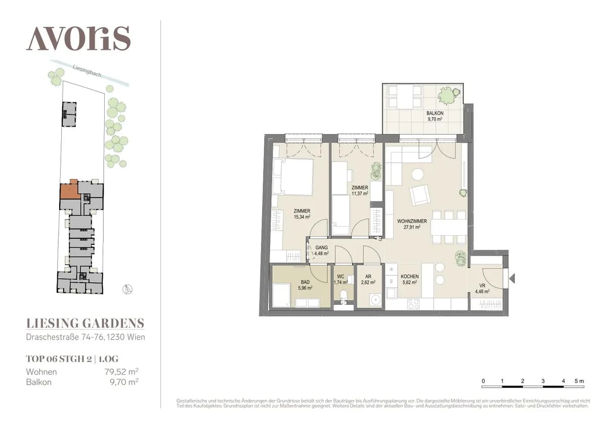 3-Zimmer-Wohnung kaufen in Wien – 79,52 m², € 529.000 – Bild 27 von 27