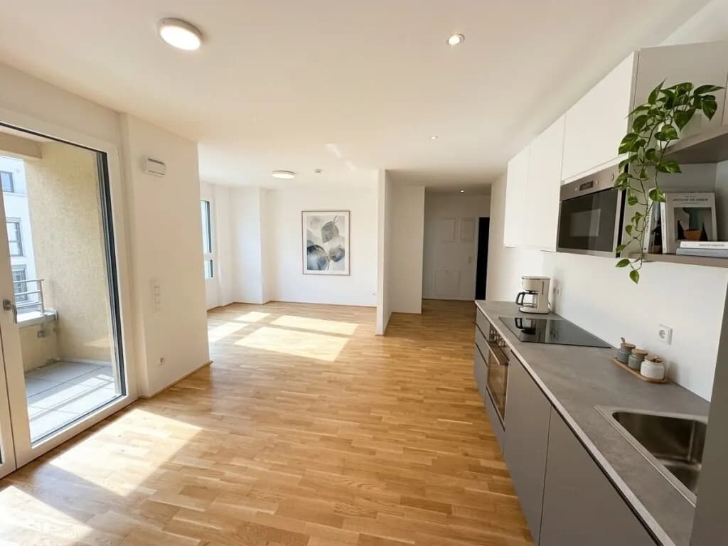 2-Zimmer-Wohnung mieten in Wien – 52 m², € 1.190
