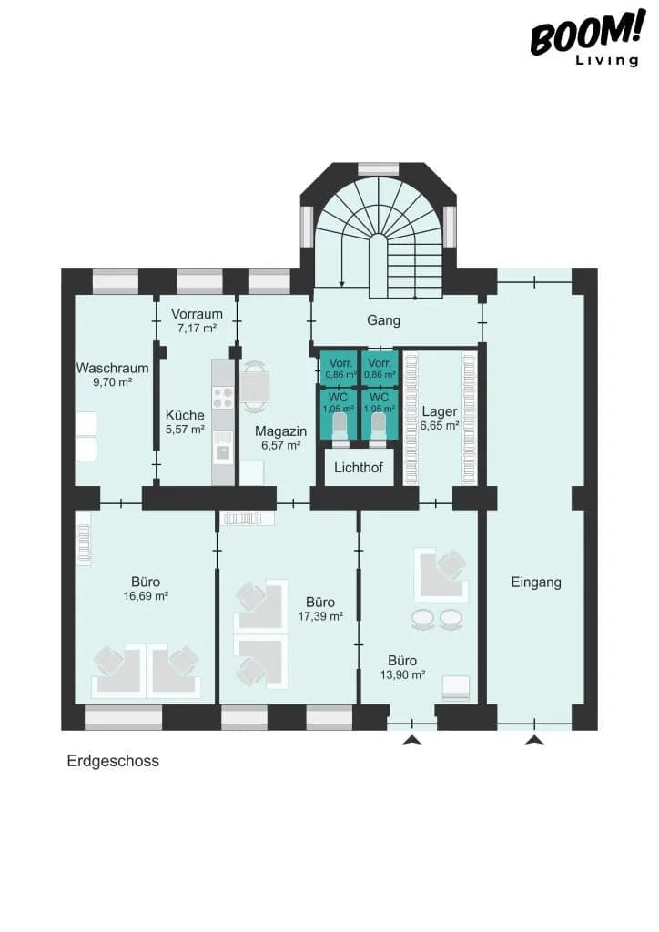 Gewerbeimmobilie kaufen in Wien – 87 m², € 234.488 – Bild 5 von 5