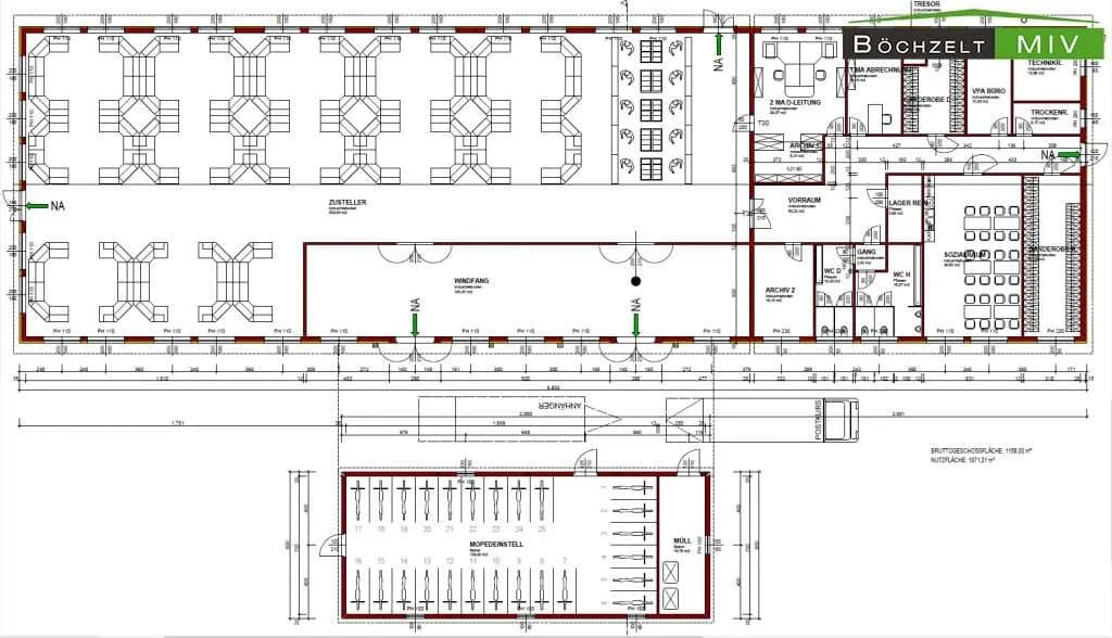Gewerbeimmobilie mieten in Neunkirchen – 1 071 m², € 9.500 – Bild 46 von 52