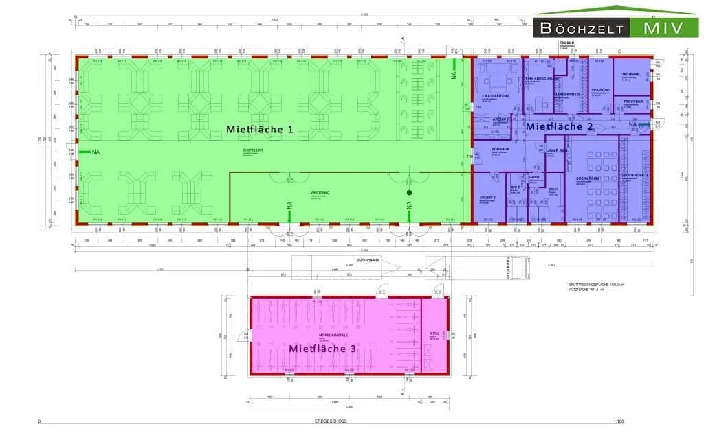 Gewerbeimmobilie mieten in Neunkirchen – 1 071 m², € 9.500 – Bild 49 von 52
