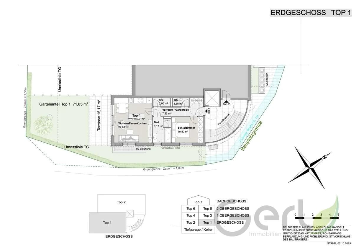 2-Zimmer-Immobilie kaufen in Salzburg-Umgebung – 51,19 m², € 435.000 – Bild 4 von 7