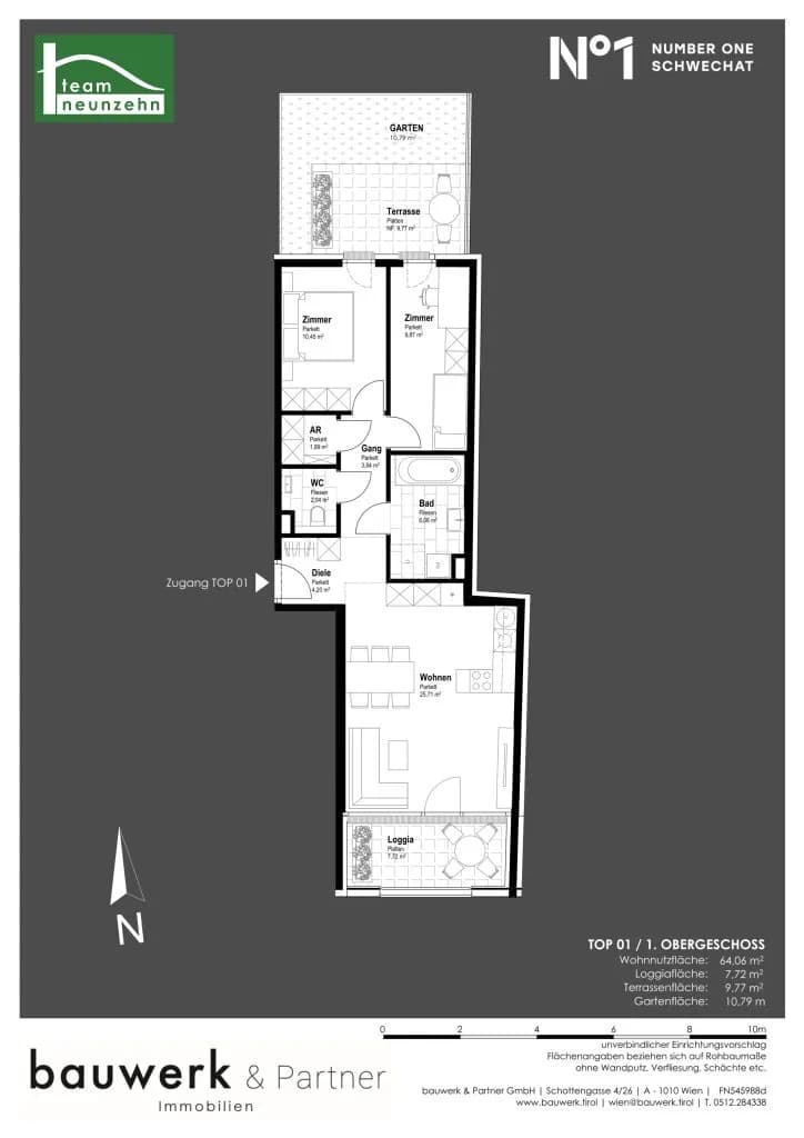 Immobilie kaufen in Bruck an der Leitha – 64,06 m², € 333.300 – Bild 15 von 15