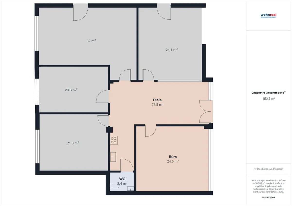 5-Zimmer-Gewerbeimmobilie mieten in Wolfsberg – 153 m², € 1.290 – Bild 15 von 15