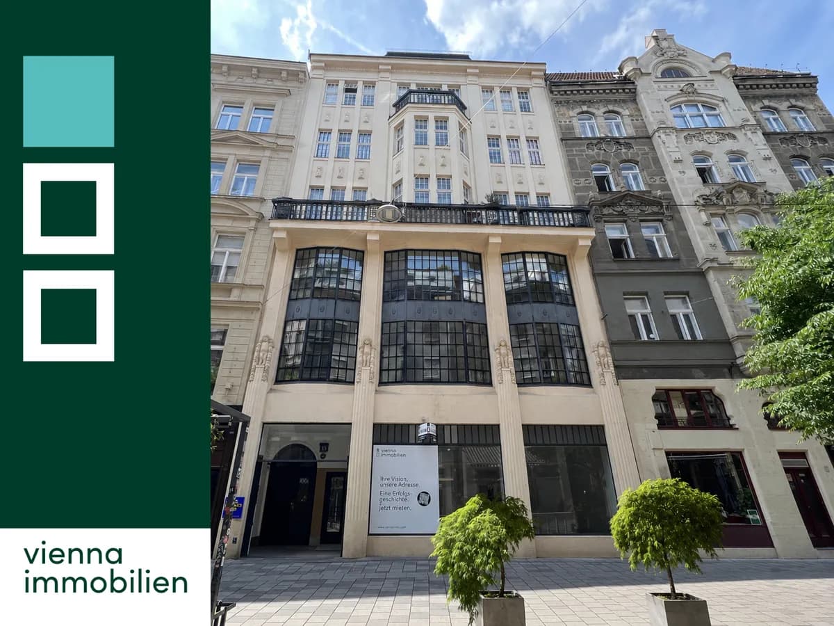 1-Zimmer-Gewerbeimmobilie mieten in Wien – 282 m², € 9.500
