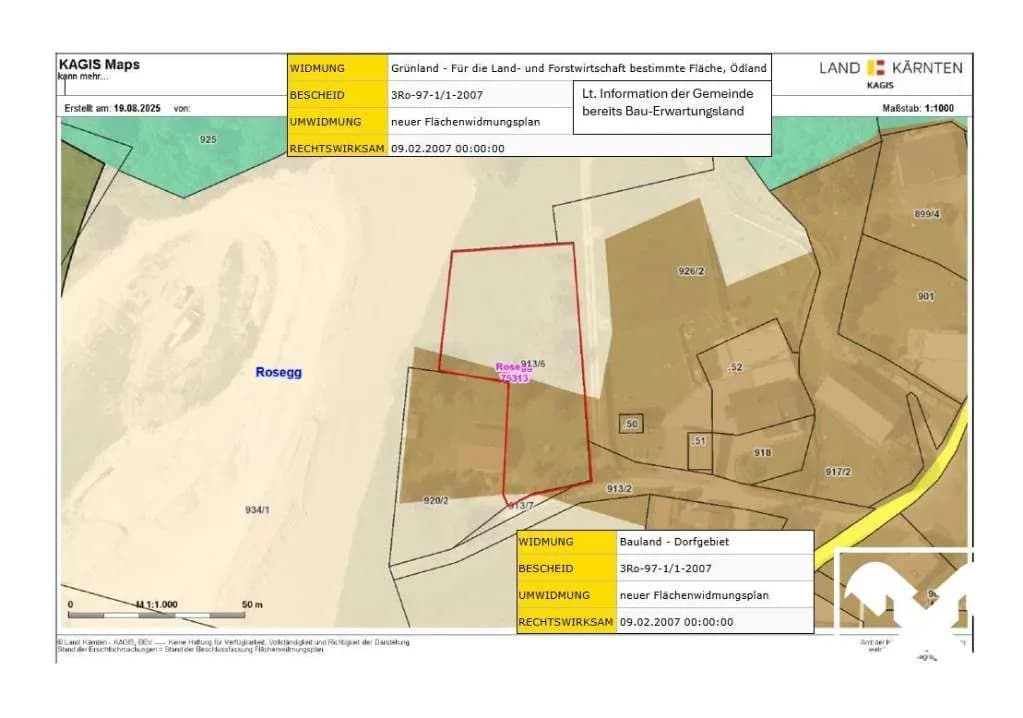 Grundstück kaufen in Villach Land – 2 120 m² – Bild 9 von 9