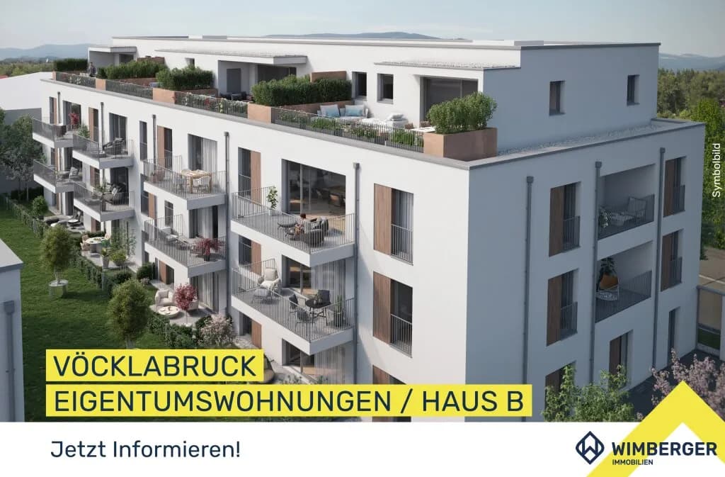 1-Zimmer-Wohnung kaufen in Vöcklabruck – 38 m², € 190.800 – Bild 1 von 13