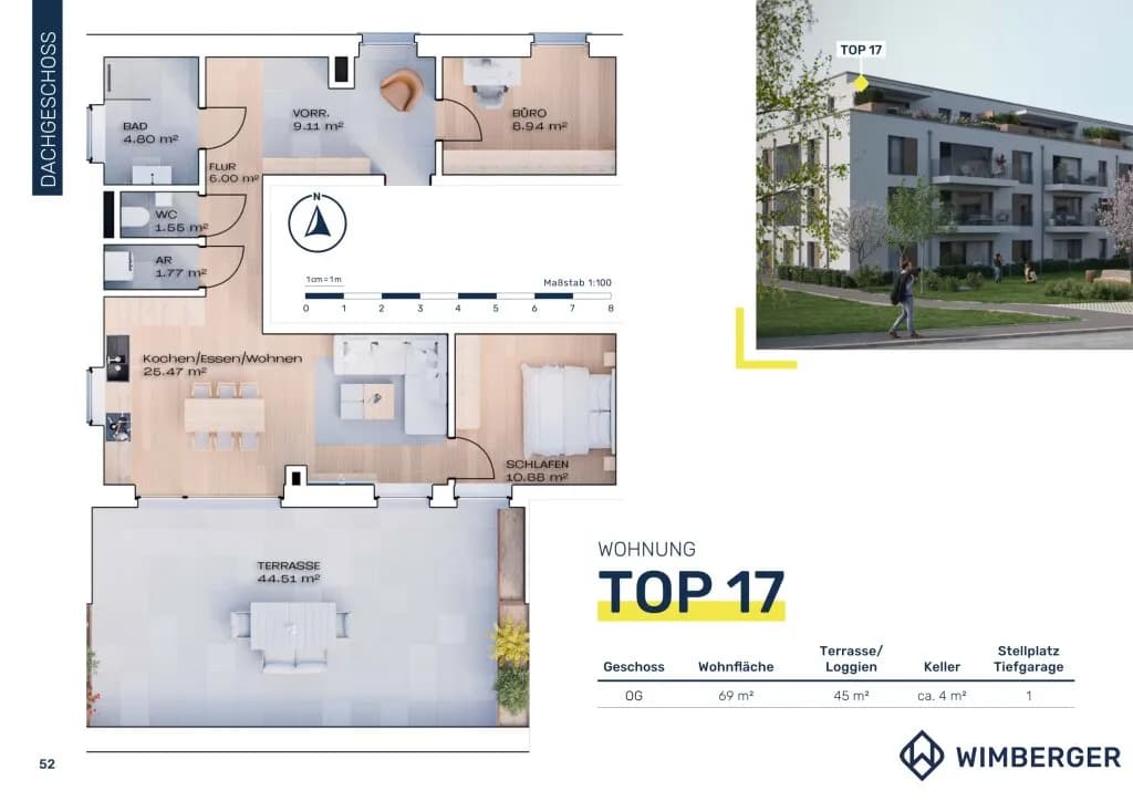 3-Zimmer-Wohnung kaufen in Vöcklabruck – 69 m², € 350.000 – Bild 14 von 14