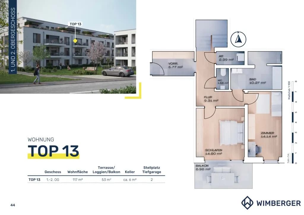 3-Zimmer-Wohnung kaufen in Vöcklabruck – 117 m², € 577.900 – Bild 13 von 14