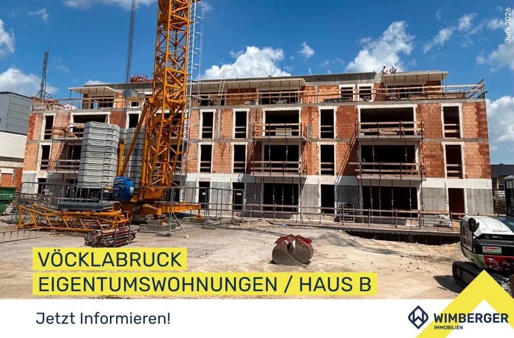 2-Zimmer-Wohnung kaufen in Vöcklabruck – 37 m², € 179.700