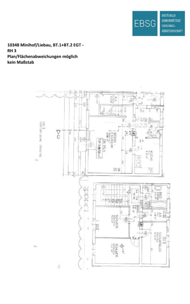 4-Zimmer-Haus mieten in Jennersdorf – 88,98 m², € 685 – Bild 2 von 4