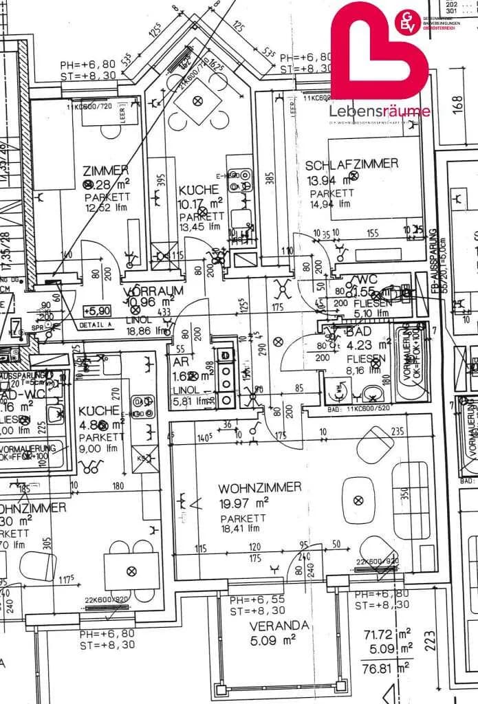 3-Zimmer-Wohnung mieten in Freistadt – 76,81 m², € 868 – Bild 11 von 11