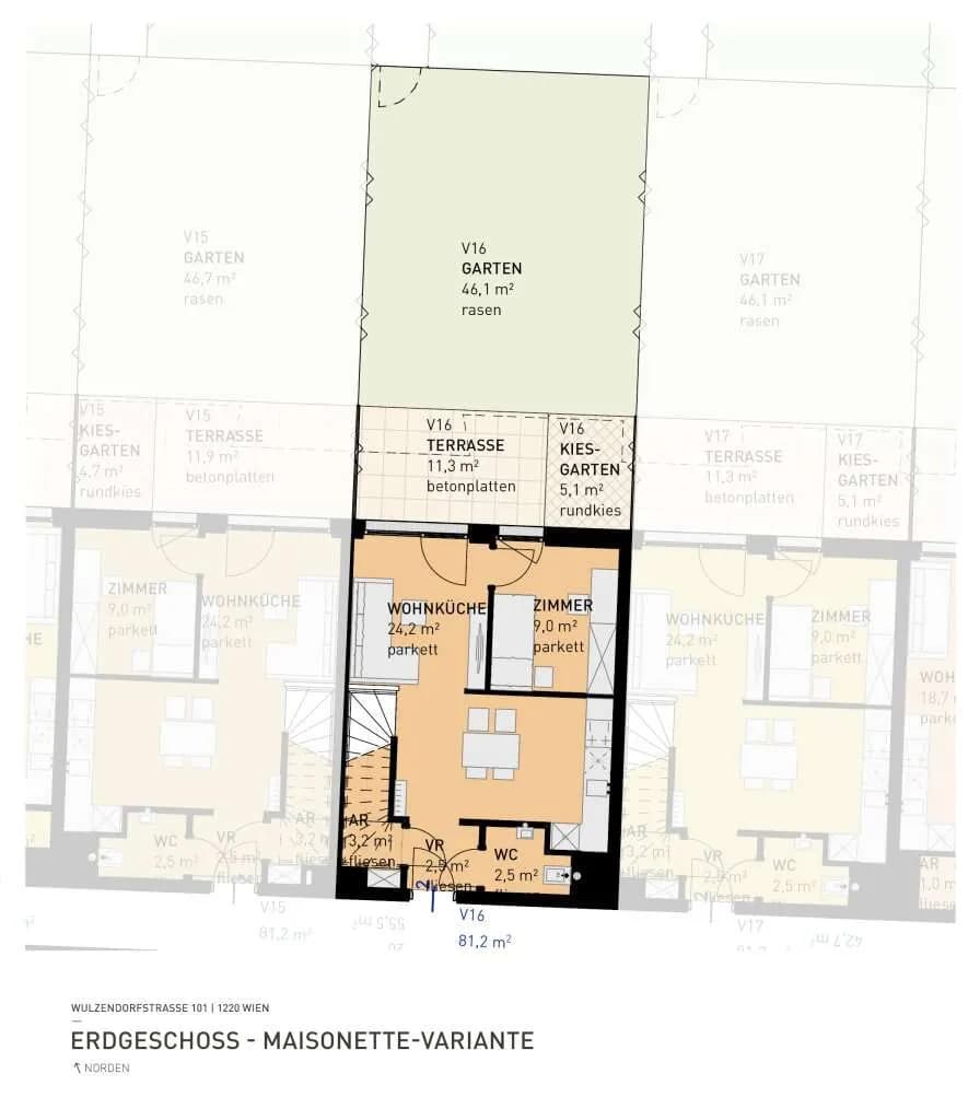 4-Zimmer-Wohnung kaufen in Wien – 81,2 m², € 640.500 – Bild 6 von 7