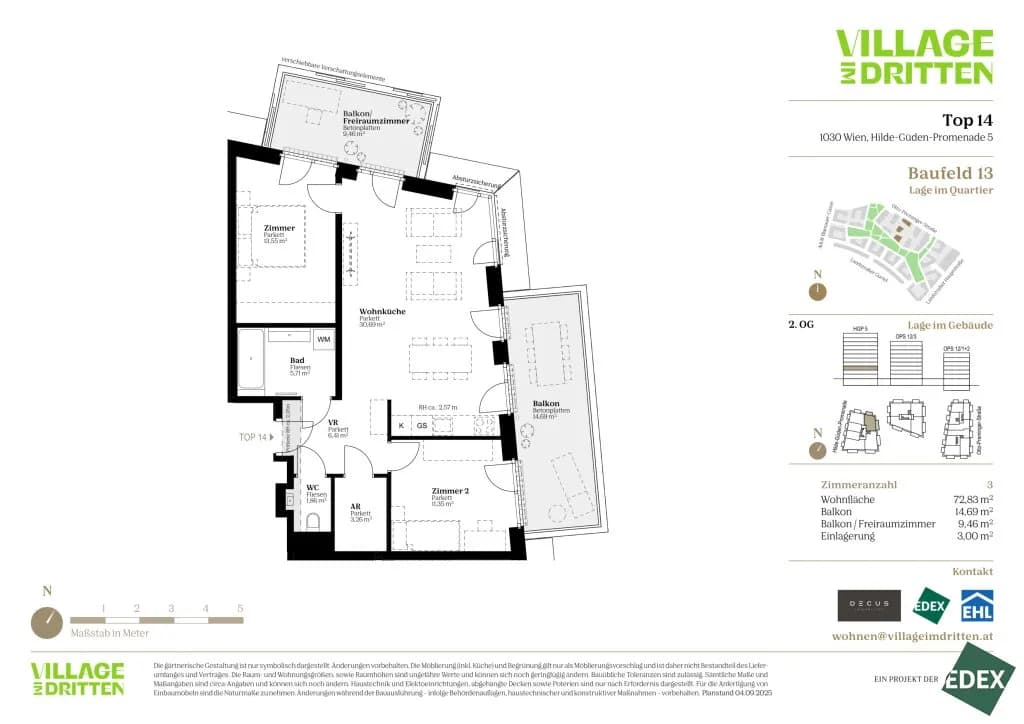 3-Zimmer-Wohnung kaufen in Wien – 71,46 m², € 559.000 – Bild 35 von 35