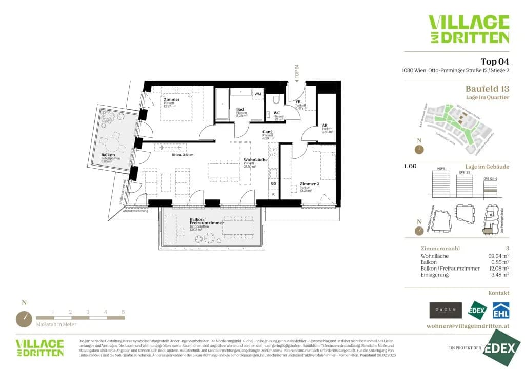 3-Zimmer-Wohnung kaufen in Wien – 71,46 m², € 539.000 – Bild 37 von 37