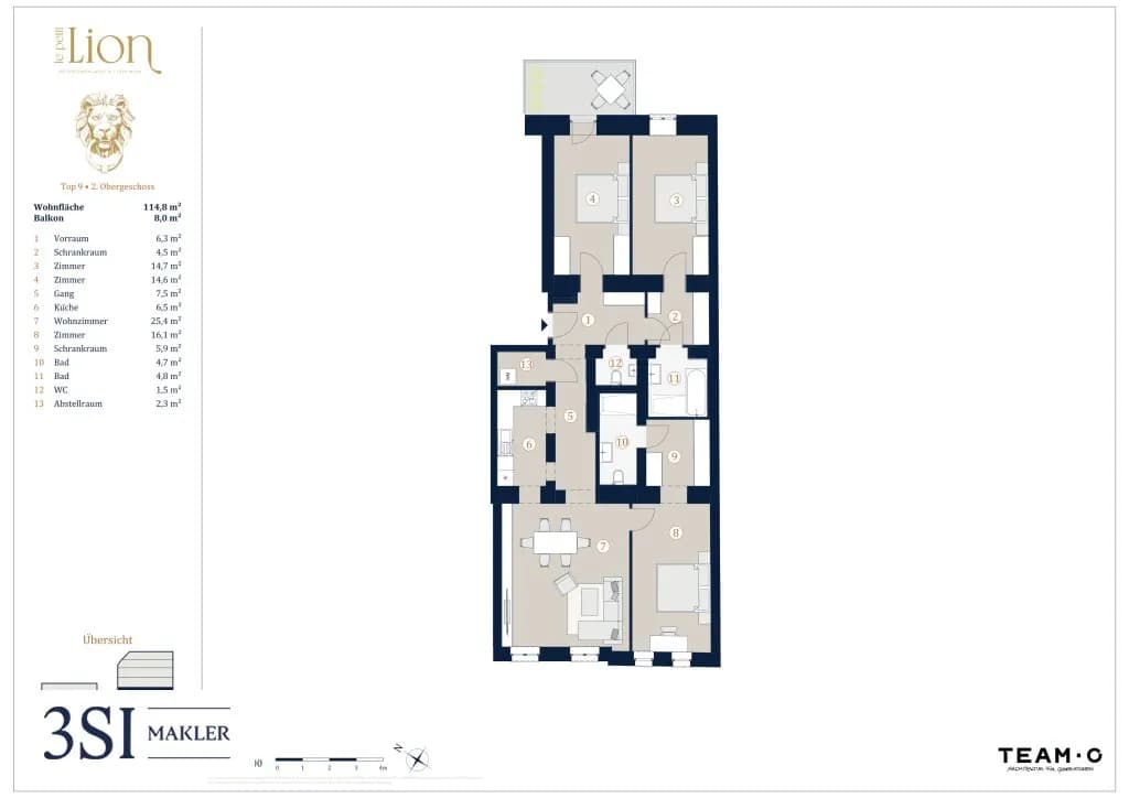 4-Zimmer-Wohnung kaufen in Wien – 114,8 m², € 1.129.000 – Bild 16 von 16