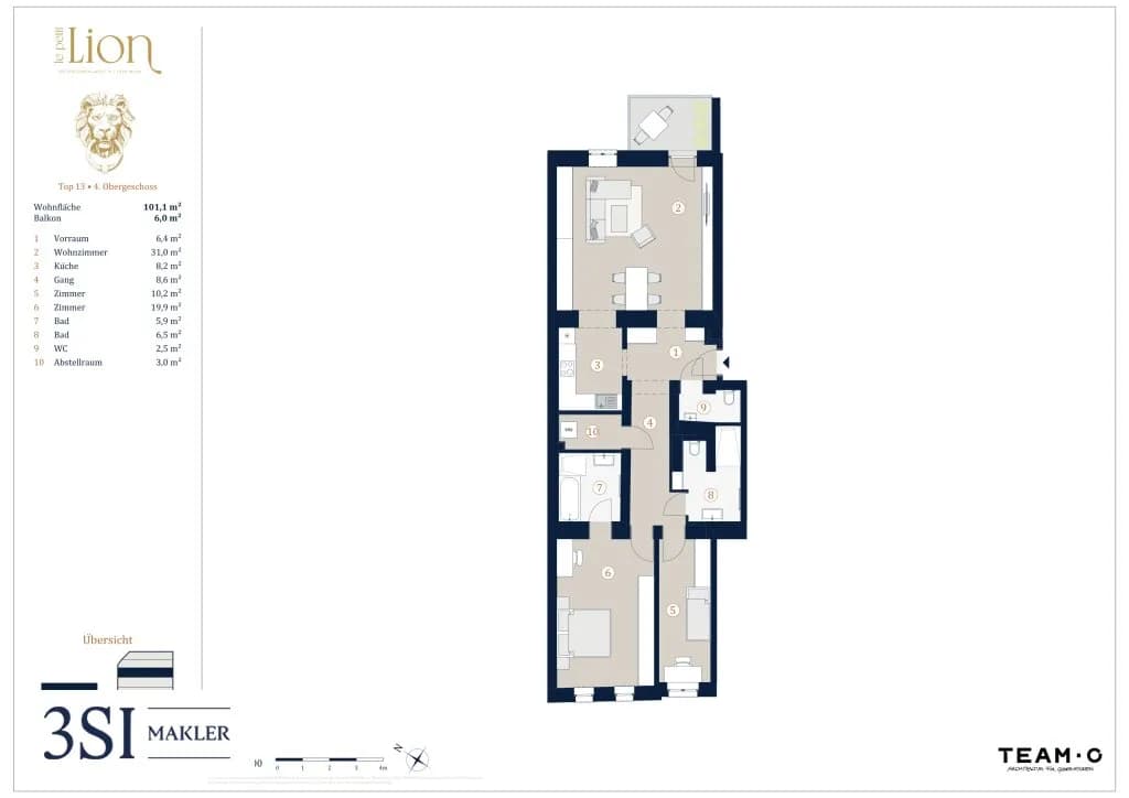 3-Zimmer-Wohnung kaufen in Wien – 101,1 m², € 1.099.000 – Bild 17 von 17