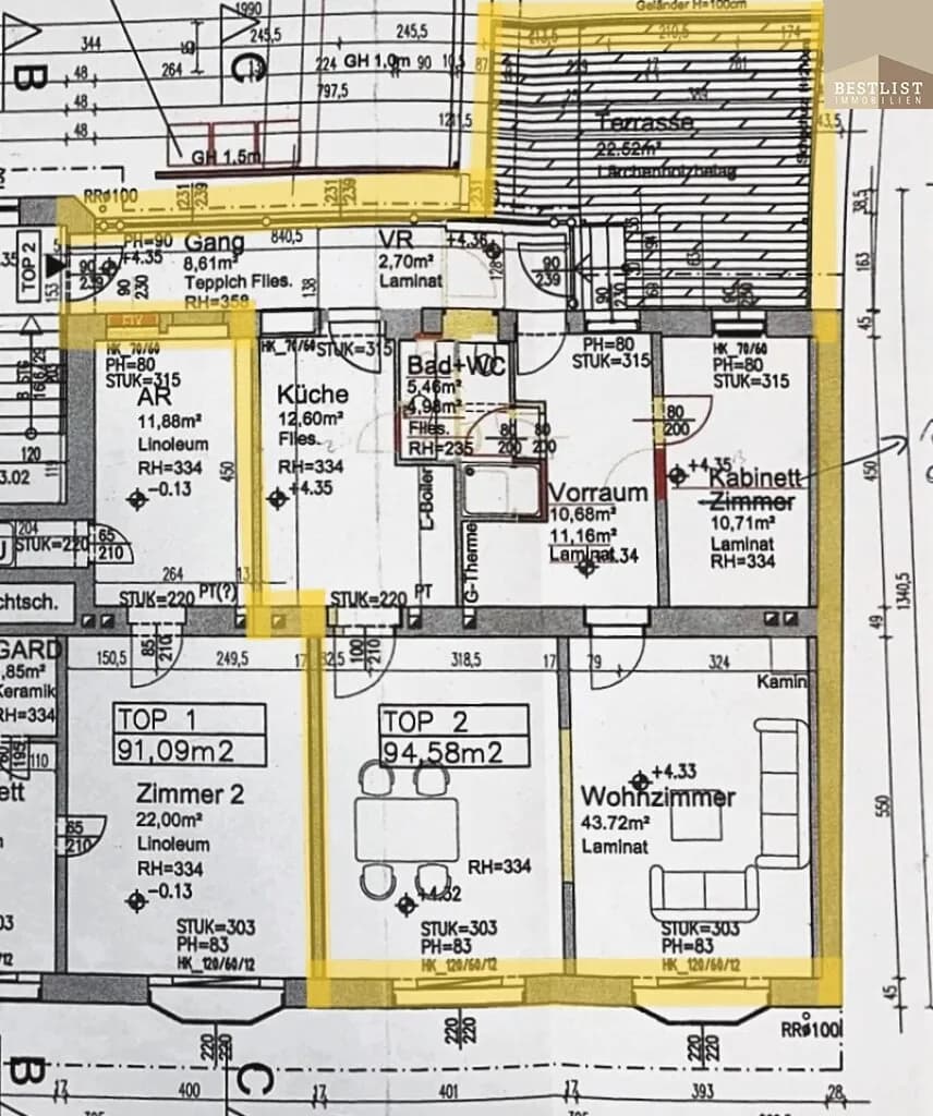 3-Zimmer-Wohnung kaufen in Mödling – 94,58 m², € 399.900 – Bild 9 von 9