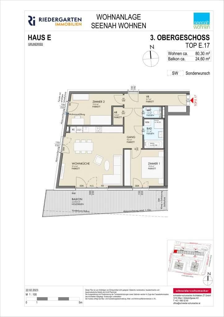 3-Zimmer-Wohnung kaufen in Klagenfurt – 80,3 m², € 432.000 – Bild 7 von 7
