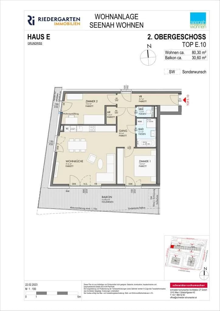 3-Zimmer-Wohnung kaufen in Klagenfurt – 80,3 m², € 425.000 – Bild 7 von 7