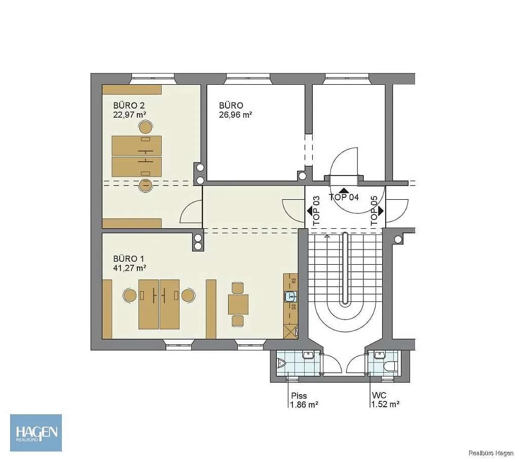 Gewerbeimmobilie mieten in Dornbirn – 64 m², € 715 – Bild 2 von 8