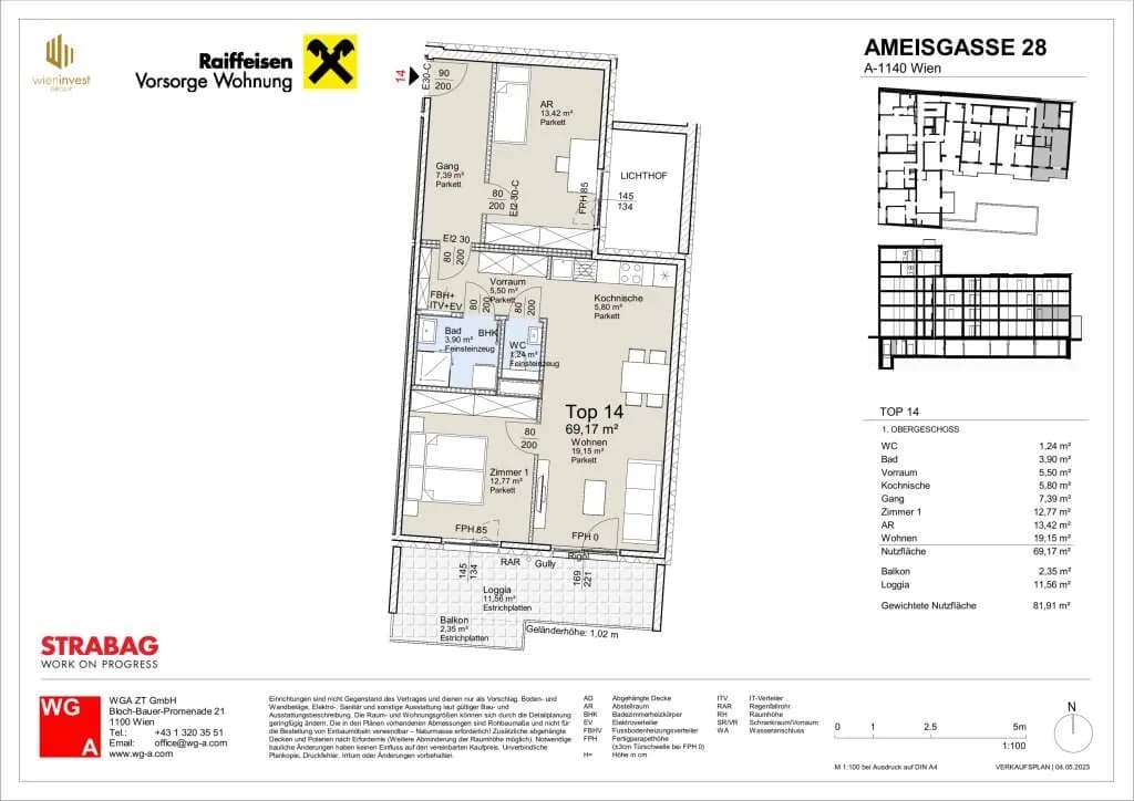 3-Zimmer-Wohnung kaufen in Wien – 69,17 m², € 476.500 – Bild 20 von 20