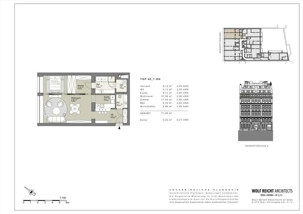 2-Zimmer-Wohnung kaufen in Wien – 71 m², € 1.399.000 – Bild 9 von 9