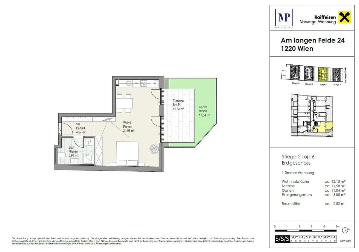 1-Zimmer-Wohnung kaufen in Wien – 42,26 m², € 276.700 – Bild 11 von 11