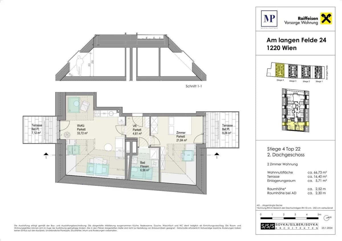 2-Zimmer-Wohnung kaufen in Wien – 67,07 m², € 492.700 – Bild 14 von 14