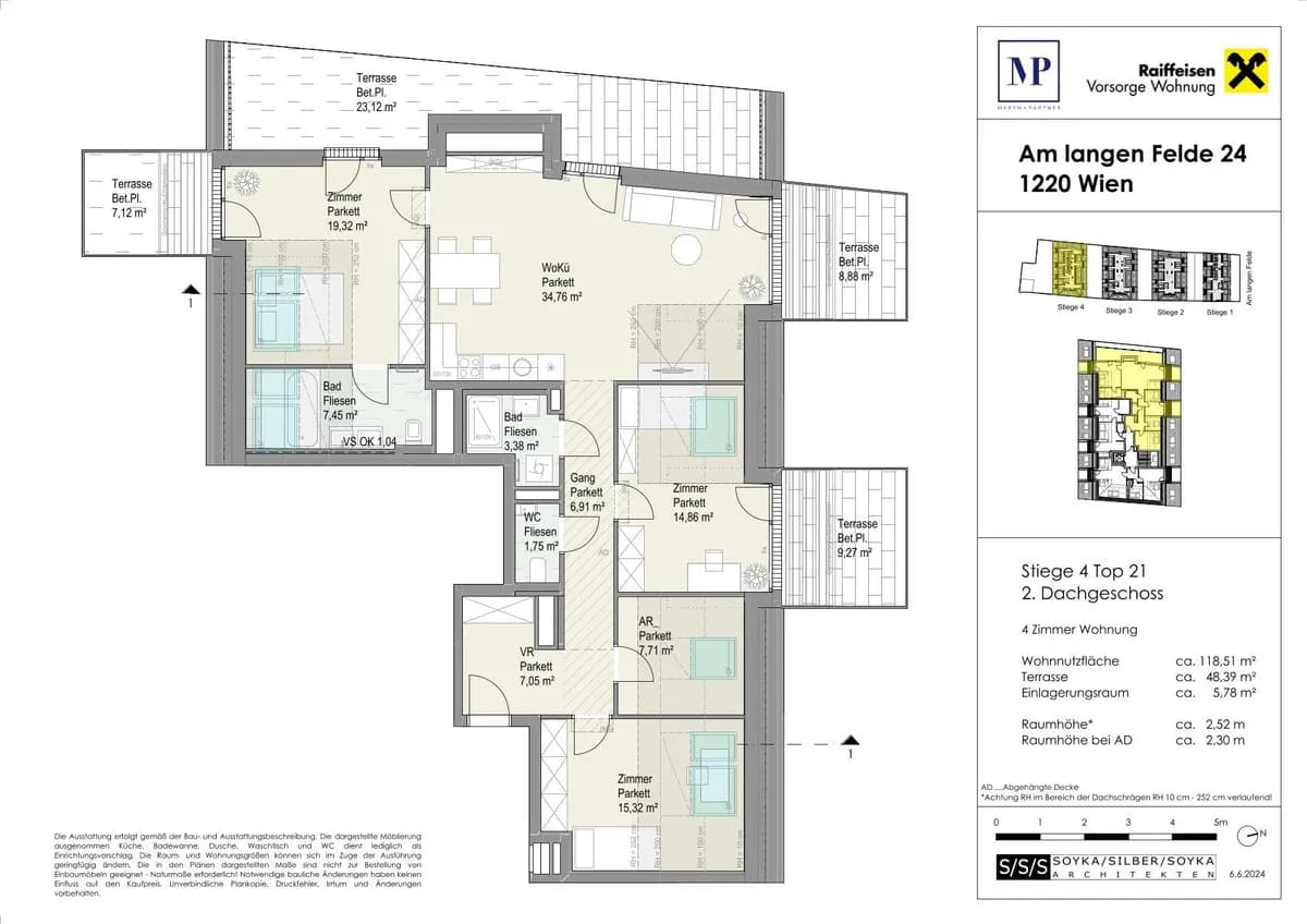 4-Zimmer-Wohnung kaufen in Wien – 116,85 m², € 868.000 – Bild 19 von 19