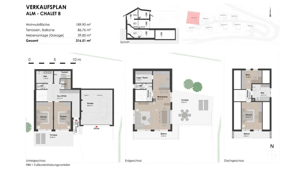 5-Zimmer-Immobilie kaufen in Feldkirchen – 190 m², € 1.450.000 – Bild 12 von 13