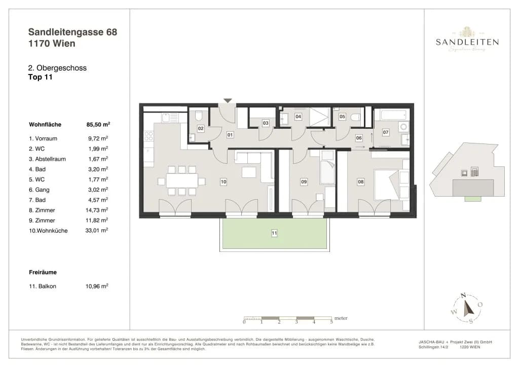 3-Zimmer-Wohnung kaufen in Wien – 85,5 m², € 749.000 – Bild 12 von 12