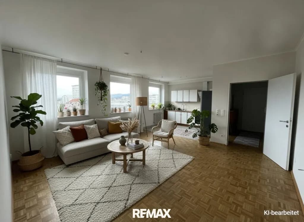 3-Zimmer-Wohnung mieten in Klagenfurt – 75 m², € 1.107 – Bild 2 von 10