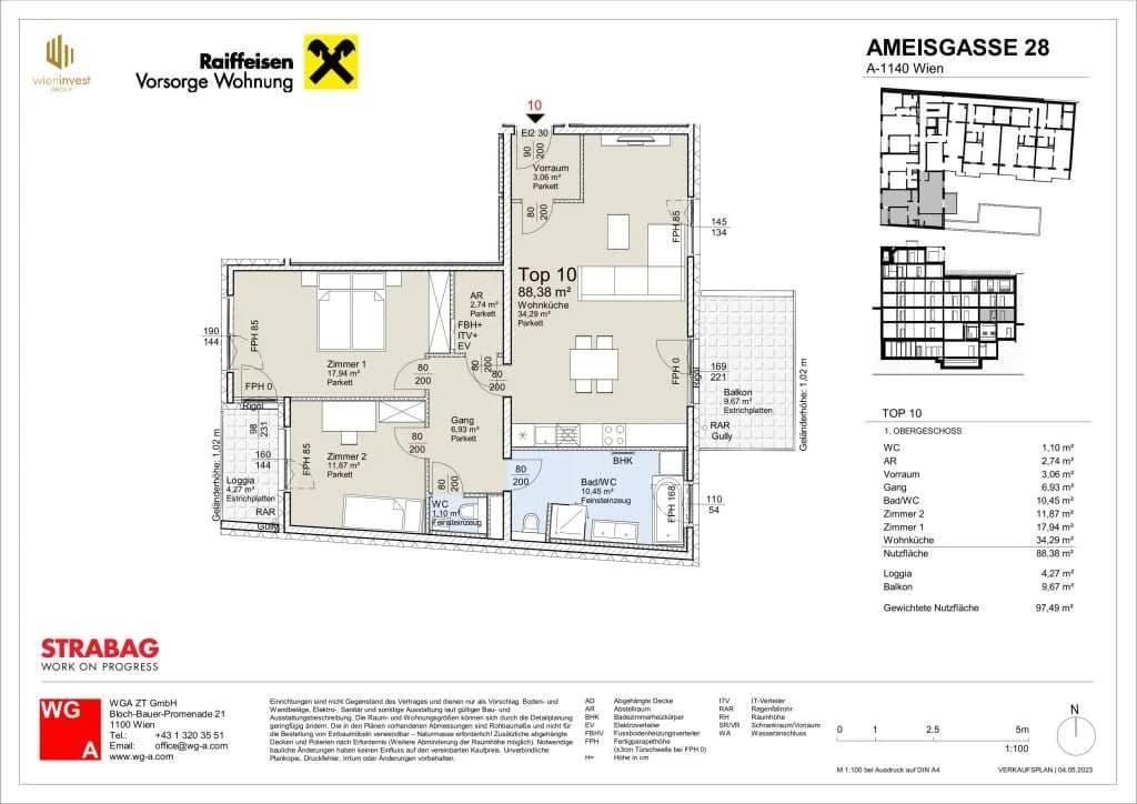 3-Zimmer-Wohnung kaufen in Wien – 88,38 m², € 565.900 – Bild 29 von 29