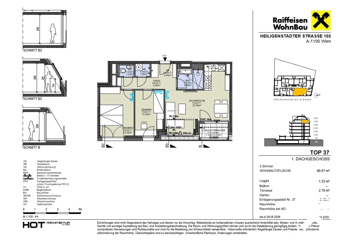 3-Zimmer-Wohnung kaufen in Wien – 60,23 m², € 549.600 – Bild 6 von 6