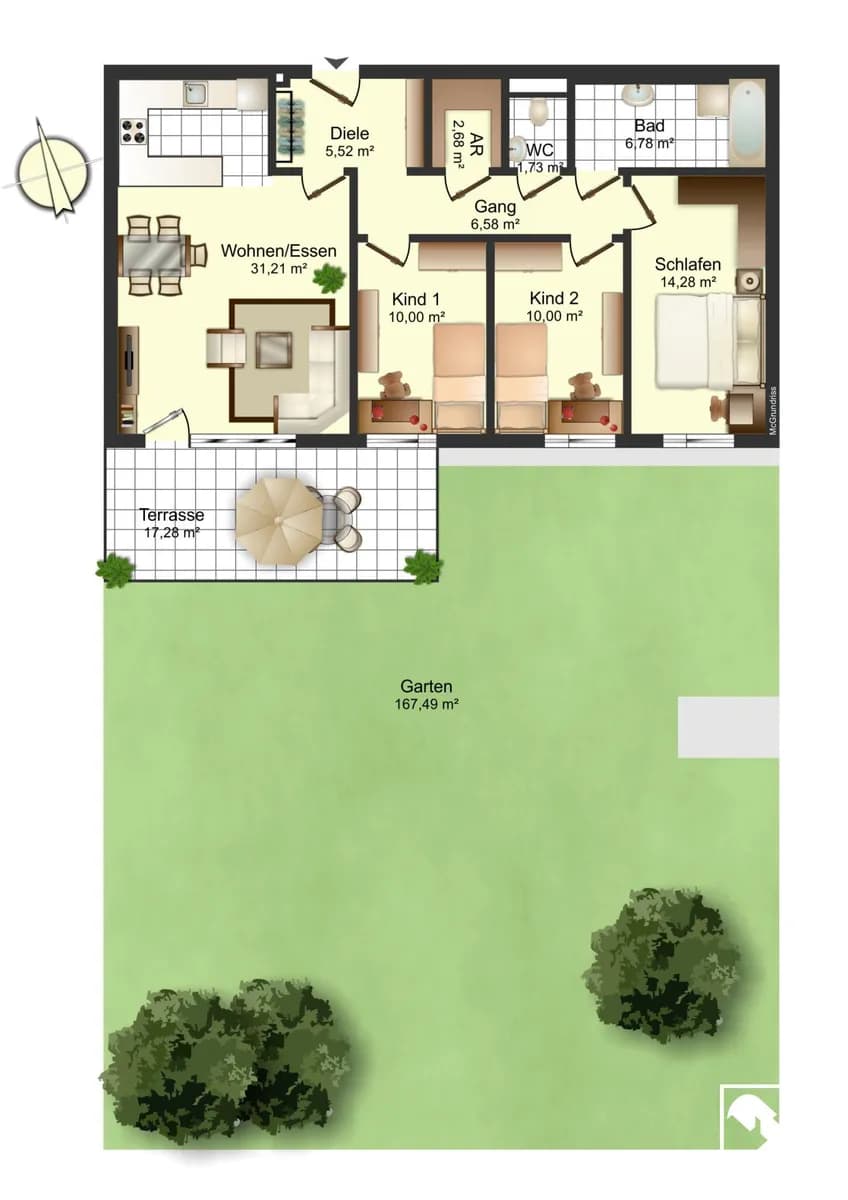 4-Zimmer-Wohnung kaufen in Kufstein – 88,78 m², € 525.000 – Bild 11 von 11