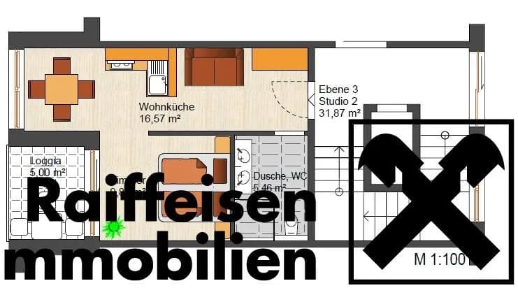 1-Zimmer-Immobilie kaufen in Lienz – 32 m², € 175.000 – Bild 10 von 10