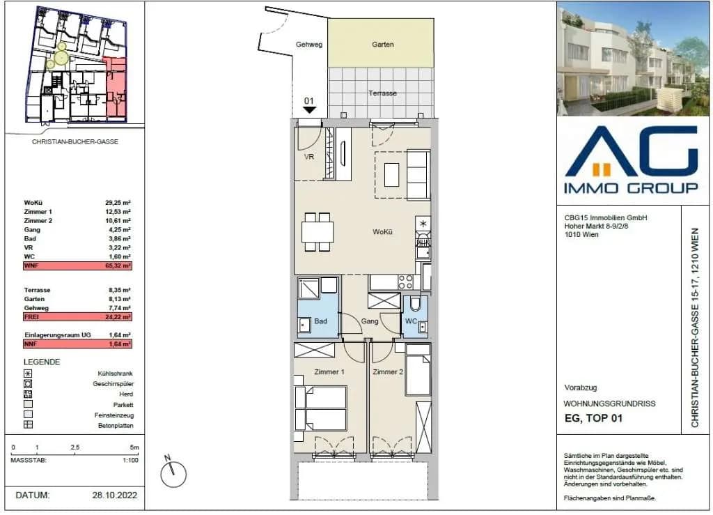 3-Zimmer-Wohnung kaufen in Wien – 65,35 m², € 369.000 – Bild 10 von 12