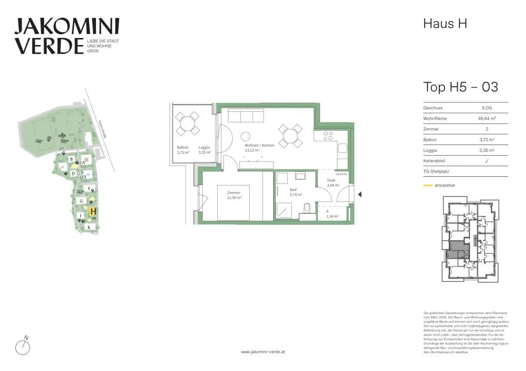 2-Zimmer-Wohnung kaufen in Graz – 45,2 m², € 237.000 – Bild 19 von 19