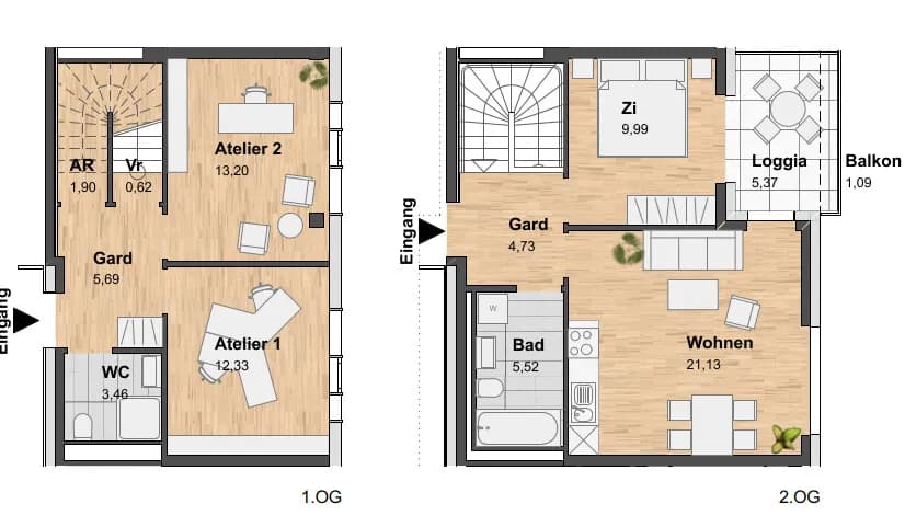 4-Zimmer-Wohnung mieten in Graz – 83,94 m², € 1.399 – Bild 2 von 16