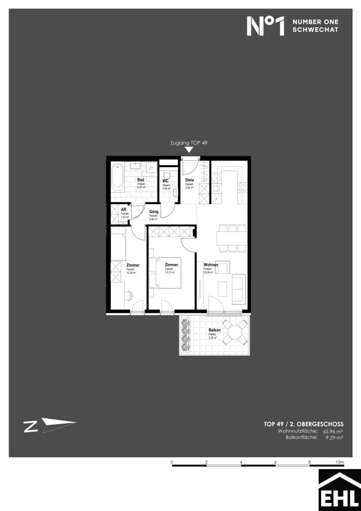 Immobilie kaufen in Bruck an der Leitha – 65,96 m², € 338.600 – Bild 10 von 10
