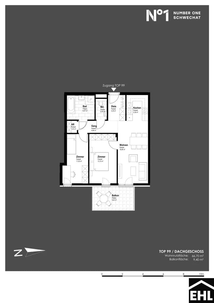 Immobilie kaufen in Bruck an der Leitha – 66,7 m², € 476.100 – Bild 10 von 10