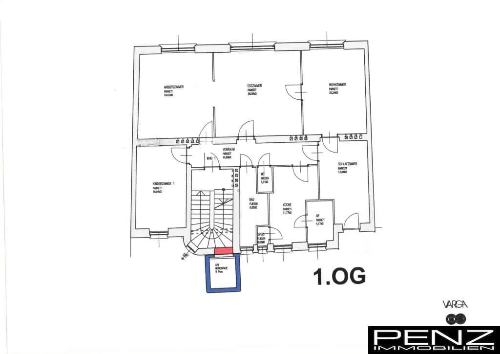 6-Zimmer-Immobilie mieten in Linz – 137 m², € 2.561 – Bild 8 von 8