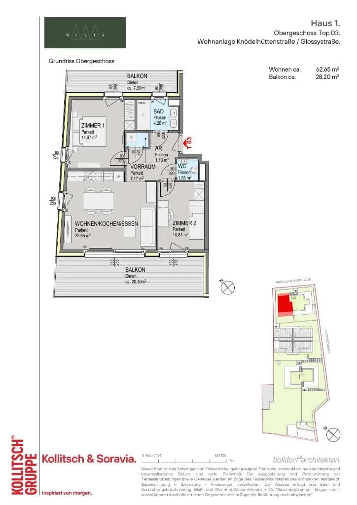 3-Zimmer-Wohnung kaufen in Wien – 62,65 m², € 598.000 – Bild 9 von 10